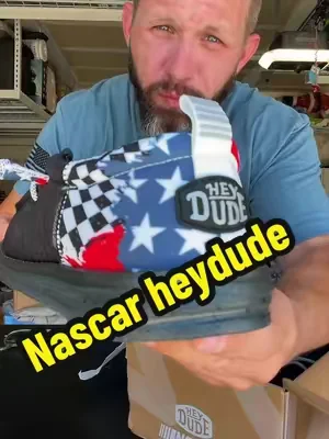 Heydude collab with NASCAR #tiktokshopcreatorpicks #dealsforyoudays #summerwins #nascar #shoes @HeyDude 