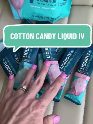 Cotton candy just restocked! It always sells out fast 🔥 @Liquid I.V. #dealsforyoudays #electrolytes #hydration 