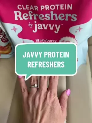 Strawberry acai clear protein refreshers @Javvy #strawberryacai #clearprotein #refreshers #dealsforyoudays 