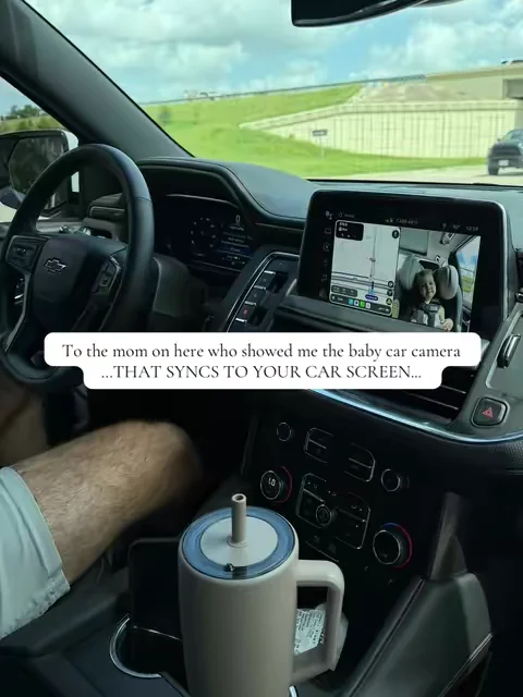 Literally at the TOP of my list of things that have helped my mom anxiety (also it is just super convenient to be able to see when she is sleeping/eating etc. and the fact that I don't need any extra wires or monitors cluttering my front console is AMAZING.) We freaking love this camera 🙌🏻 #dealsforyoudays #newmomtips #babycarcamera #newmom #firsttimemomtips