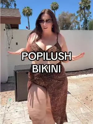 The most flatteringgg bikini with built-in shapewear… yesss plzzzz 🙌🏻🥵 make sure to buy the sarong separately if you want that too! #popilush @Popilush LLC #swimsuit #plussizeswimsuit #shapewear #vacationoutfits 