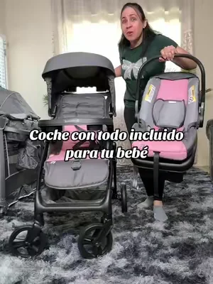 Coche con todo incluido para tu bebé. #cocheparabebes #babycar #dealsforyourdays #babytrend #cocheycarseatparabebe 