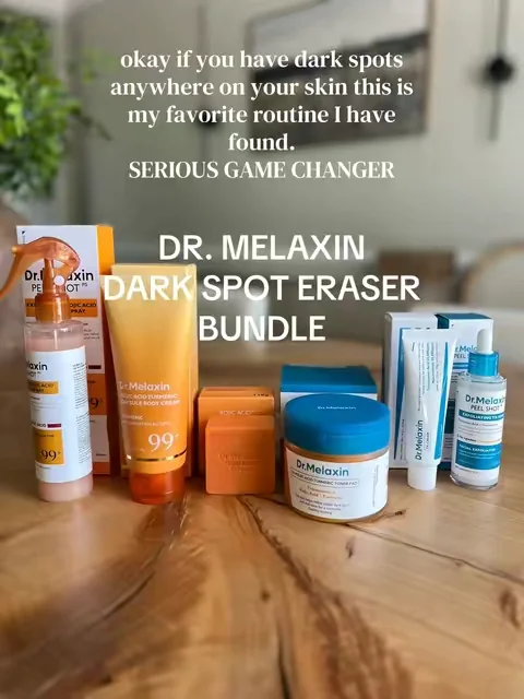 Girl, I looked in the mirror one day and realized it wasn’t breakouts bothering me anymore—it was all the marks they left behind. That’s what made me try the Dr. Melaxin Dark Spot Eraser Bundle. If your skin texture is fine but you’re still seeing old acne marks, sun spots, or uneven tone every time you put on makeup, this is the kind of routine that’s actually focused on those concerns. #drmelaxin #kojicacid #tumeric #darkspots #hyperpigmentation 