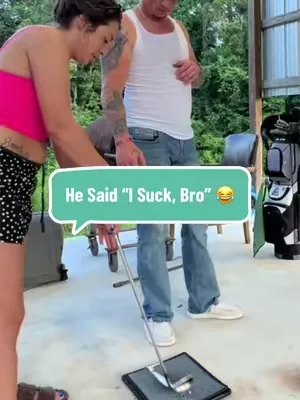 He swore he was gonna show off… 😂⛳