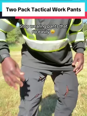 Two pack of Men’s Tactical Work Pants. #dealsforyoudays #workpants #bluecollarlife #constructionworker #tradesmanlife 