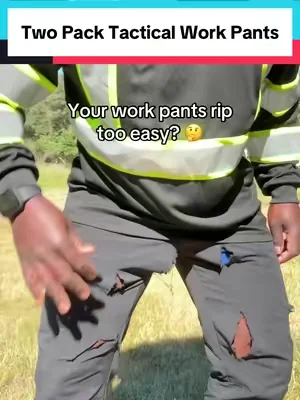 Two pack of Men’s Tactical Work Pants. #dealsforyoudays #workpants #bluecollarlife #constructionworker #tradesmanlife 