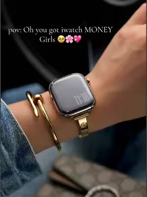 Respectfully I don’t need a luxury analysis… my wrist is doing the talking. 🎁✝️#watchband#missair #iwatch#fyp#TikTokShopDealsforYouDays#summerwins#wristband#gold#silver#affordable#fashion#giftidea #tiktokmademebuyit #bracelet