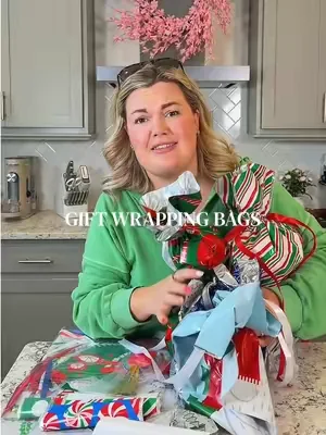 Why did it take until 2026 to come out with gift wrapping bags? #giftwrapping #giftwrappinghacks #christmaswrapping #christmasgiftwrapping @QVC, Inc 