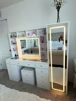 Aprovecha las ofertas que tiene este vanity y consíguelo ahora mismo, es el vanity de tus sueños #DealsForYouDays #SummerWins #TikTokContest #SummerVibes #vanity 