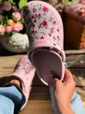New prints just dropped in the Floral Crafted Crocs 🌼✨ These don’t even feel like traditional Crocs. The embroidered floral canvas, vintage-inspired details, and cozy cottagecore aesthetic give them the sweetest storybook feel. Lightweight comfort meets boutique-style charm, and the new prints are absolutely adorable. Grab your favorite before the cutest ones disappear from the orange cart. 🍄🌿📖 #crocs #Cottagecore #CrocsClogs #FloralFashion #ComfortShoes 