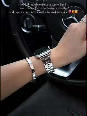 Girl math says it’s basically necessary. Tap the cart before the deal ends.#smartwatch#watchband#missair #iwatch#fyp#TikTokShopDealsforYouDays#SummerWins#wristband#DealsForYouDays#gold#silver#affordable#fashion#giftidea #tiktokmademebuyit #bracelet