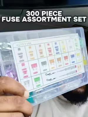 If you've ever had a fuse randomly go out, you already know how frustrating it can be. That's why I keep this 300-piece car fuse assortment kit around. It comes with both mini blade fuses and standard auto fuses, plus a fuse puller so swapping them out is quick and easy. You've got multiple amp ratings from 2A all the way up to 40A, so whether it's your car, truck, RV, camper, or boat, there's a good chance you've got the fuse you need right here. It's one of those simple things that can save you a trip to the store when you need it most. It's on sale right now in the orange shopping cart and ships free! - #DealsForYouDays #CarAccessories #AutoTools #VehicleMaintenance #MackMotivates 