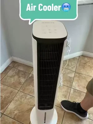 No pases calor este verano con este air cooler disponible en la tienda de TikTokshop!!! Portable Air Conditioners Fan, 40" Standing Fans that Blow Coold Air, 80° Oscillating Bladeless Cooling Fan for Bedroom, 5L Removable Water Tank, 15H Timer, 4 Speeds + 3 Modes, Aromatherapy Box, Remote Control, White tiktokshop#dealsforyoudays #summerwins #aircooler #aircoolerfan #portableaircooler @Antarctic Star 