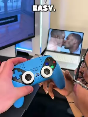 she had no idea there was a viral “zen” controller😂 #dealsforyoudays #zen #dualsense #GamingOnTikTok #summerwins 