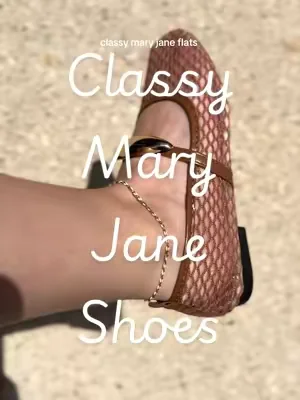 These Mary Jane shoes are so classy and could easily become an outfit staple! #summeressentials #shoes #womensfashion #fashion #MomsofTikTok