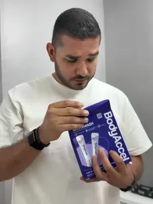 Enjuague bucal【BodyAccel】Purple Mouthwash For Teeth Whitening, Freshens Breath, Gum Health, Hydrating, Anti-Bad Breath & Plaque, Alcohol-Free, Mint Flavor Travel Portable Pack (20 Sachets) #bodyaccel #freshbreath #tiktokshopcreatorpicks #dealsforyoudays 