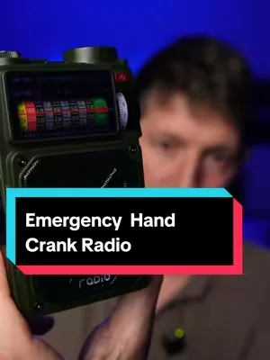 Stay prepared wherever life takes you with this emergency hand crank radio. Featuring multiple charging options, a built-in flashlight, weather alerts, and the ability to charge your phone in an emergency, it's a reliable addition to your home, camping gear, or emergency kit. Peace of mind when the power goes out.  #EmergencyPreparedness #SurvivalGear #CampingEssentials #WeatherRadio #PowerOutage
