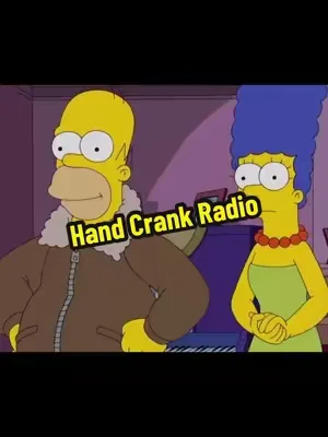 Hand Crank Radio #handcrankradio #prediction #simpsons #survival #warning 