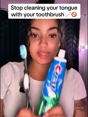 BodyAccel tongue cleaning gel will REALLY get all that bacteria 🦠 👅 #dealsforyoudays #bodyacceltoothpaste #tonguecleaninggel #oralhygiene #tiktokdealsforyoudays 