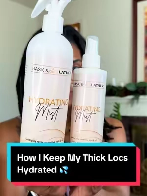 I honestly thought the sale on the Hydrating Mist by @Bask and Lather Co ended last week but it’s STILL on sale! 😮 Please don’t sleep on this price. Grab a bottle asap! 🏃🏾‍♀️💨 #baskandlatherco #hydratingmist #naturalhairproducts #dryhair #tiktokshopcreatorpicks 