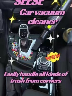 This car vacuum cleaner is compact, portable, and powerful. Come and give it a try!#cordlessvacuum #minivacuum  #carvacuum #tiktokshopjumpstartsale #vacuum