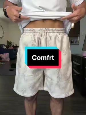 5'8 155 Size M #comfrt #menshorts #sweatshorts #fleece #baggy