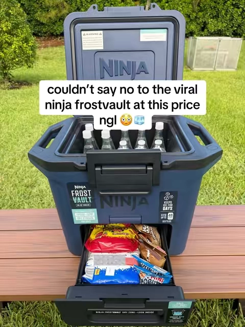 #ninjafrostvault #ninjacooler #cooler #portablecooler #ninja 