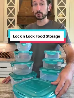Lock n Lock Nestable Food Storage #foodstorage #foodstoragecontainers #foodcontainers #tiktokshopcreatorpicks 