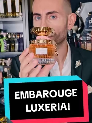 Embarouge Luxeria perfume review! #redolessence #fragrancetiktok #fragrancetok #fragrance #perfumetok 
