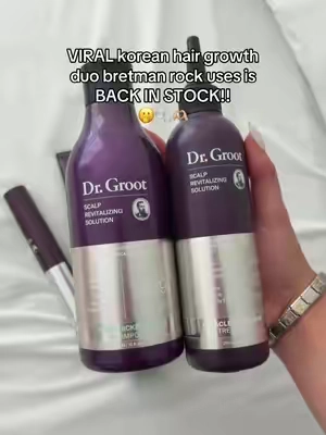 FINALLYY 🙏🙏 grab yours before these always sell out bc of the deal! #hairgrowth #hairserum #scalpserum #drgroot 