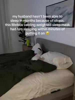 gentle light pressure over the eyes actually settles your nervous system, kind of like hitting an off switch for your brain and helps you fall asleep quicker, stay asleep and wake up feeling refreshed 