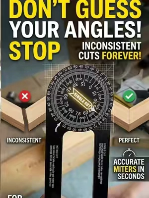 Precision measurement—accurate to every single degree.#tools #tooltok #woodworking #diyprojects #seesesuperbrandday 