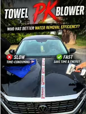 If you’re still drying your car with a towel, you need to see this#SEESESuperBrandDay #blower #carowners #fyp #carwash 