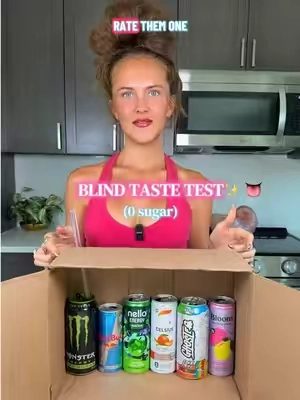 Blind taste test challenge (energy drink addition)