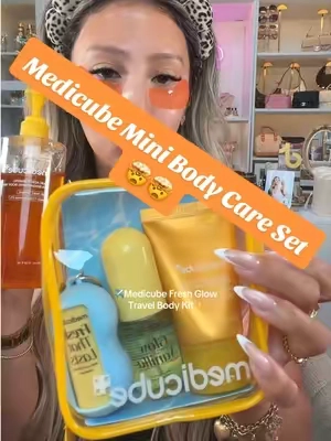 ✈️🧡Medicube ON THE GO?!🤯🤯#medicube #travelskincare #koreanskincare #medicubebrighteningbodywash #tiktokshopsummersale  Posted on 08/08/2026 | Prices & promos were accurate at time of posting but may change. This is my personal testimony. Results may vary. @medicube US Store 