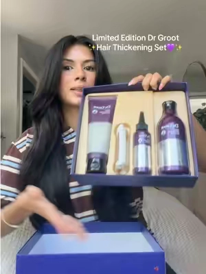 low stock!! Dr Groot Hair Thickening Holiday Set! #koreanhaircare #drgroot #hairthickening #hairgrowth #tiktokshopcreatorpicks 