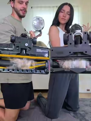 hardly even a competition 😏🙌🏼 #sharkvacuum #petvacuum #vacuum #cordlessvacuum #tiktokshopcreatorpicks 