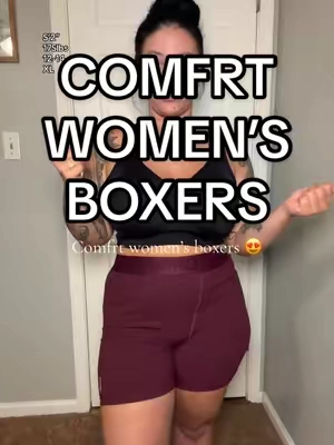 Ordered the matching tank too 🤩  @Comfrt #comfrt #loungewear #womensboxers #pajamas #comfrtloungewear 
