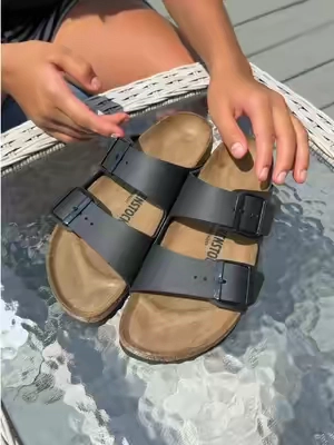 Birkenstock Two-Strap Recovery Slide Sandals- Arizona Birkenstock Sandals, Birkenstock Arizona, matching birkenstock, sanding birkenstock, birkenstocks charm, Birkenstocks kids, men wearing birkenstock, New birkenstock clogs, different birkenstocks, Birkenstock bends #creatorsearchinsights #birkenstocks #shoes #sandals #arjunchuwan @QVC, Inc 