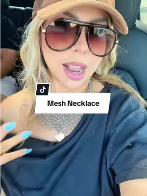 silver is still in stock! This mesh necklace makes such a statement without even trying. Don’t sleep on the silver✨@QVC, Inc @QVC Fashion #meshnecklace #necklace #statementjewelry 