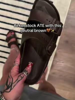 Birkenstock two strap sandal @QVC, Inc 🤎✨