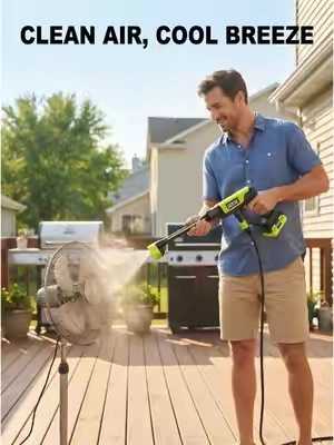 Clean multiple things with ease, from your dirty wheelie bins to your muddy car. 🗑️🧼 #pressurewasher #cordlesspressurewasher #CarOwners #TikTokshopbacktoschool #fyp